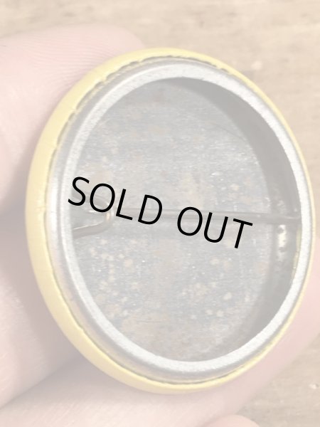 80’sのPanic!のメッセージが書かれたヴィンテージの缶バッチ