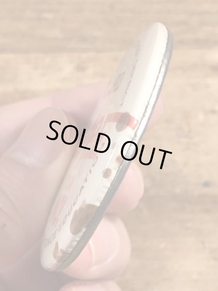 80年代頃の薬物乱用抵抗教育のヴィンテージの缶バッチ