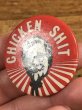 80’sChicken Shitのメッセージが書かれたビンテージの缶バッジ