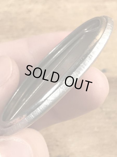 80’sのアンハイザーブッシュビールのメッセージが書かれたヴィンテージの缶バッチ