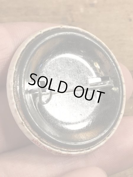 80’sのHeavenとハートが描かれたビンテージの缶バッジ