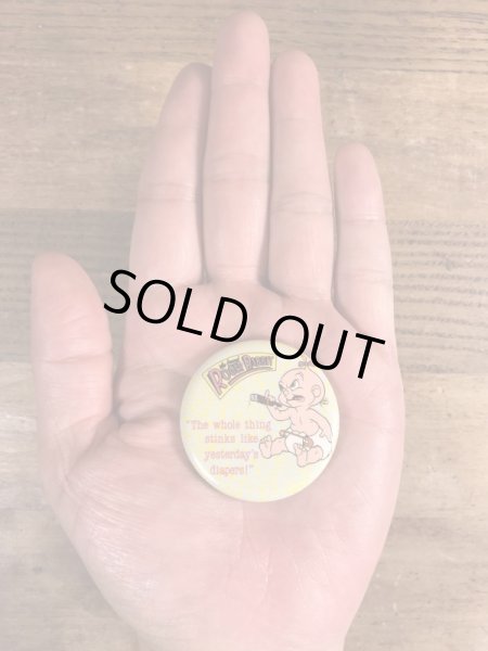 80年代頃のロジャーラビットのビンテージの缶バッジ