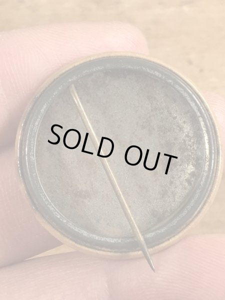 60'sのMary Poppins Is A Junkieメッセージが書かれたヴィンテージの缶バッジ