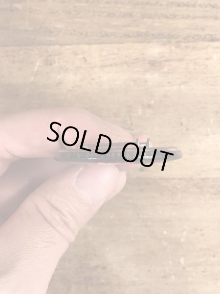 80'sのI'm Back By Popular Demandのメッセージが書かれたヴィンテージの缶バッチ