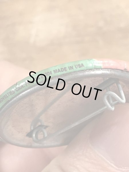 80年代頃のPut A Little Fun In Your Life-Me.Me.Meのメッセージが書かれたヴィンテージの缶バッチ