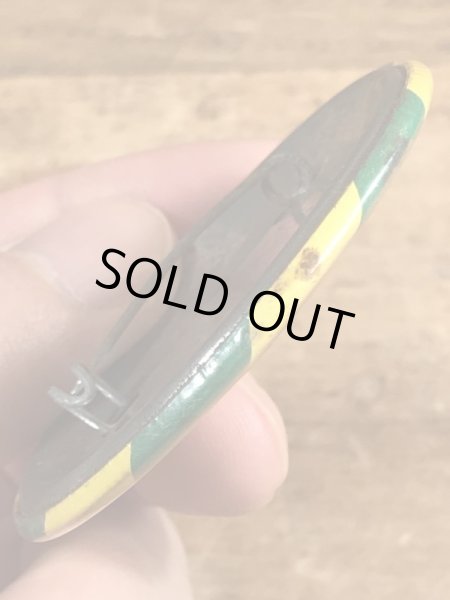 80'sのI'm With Stupidのメッセージが書かれたビンテージの缶バッジ