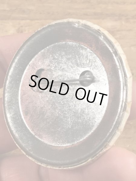 80年代頃のI Am A Nympho Incase Of An... のメッセージが書かれたヴィンテージの缶バッチ