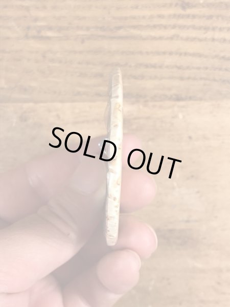 80年代頃のI Am A Nympho Incase Of An... のメッセージが書かれたヴィンテージの缶バッチ