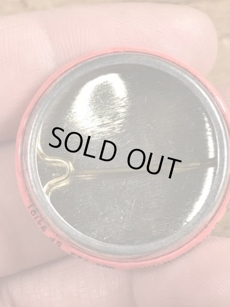 80'sのDangerous Unless Heavily Sedatedのメッセージが書かれたビンテージの缶バッジ