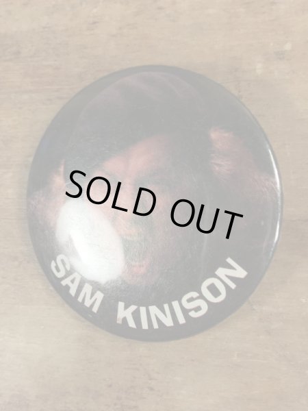 80’sのサムキニソンのヴィンテージの缶バッチ