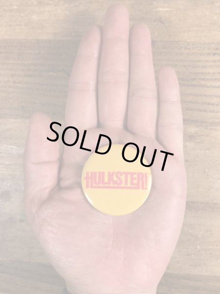 80’sのハルクホーガンのヴィンテージの缶バッチ