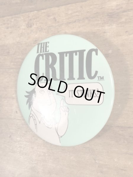 90’sのThe Criticのビンテージの缶バッジ