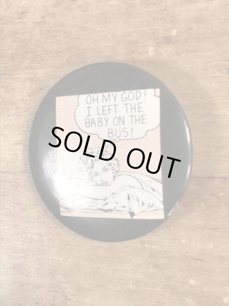 80’sのLichtensteinのヴィンテージの缶バッチ