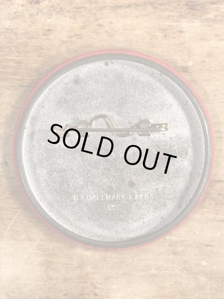 80'sのHallmark社製のメッセージが書かれたヴィンテージの缶バッチ