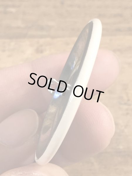 80'sのNo Grumpsのメッセージが書かれたビンテージの缶バッジ