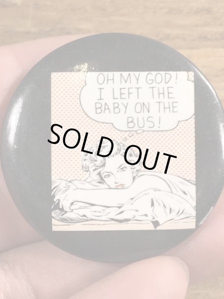 80年代頃のロイリキテンスタインのビンテージの缶バッジ