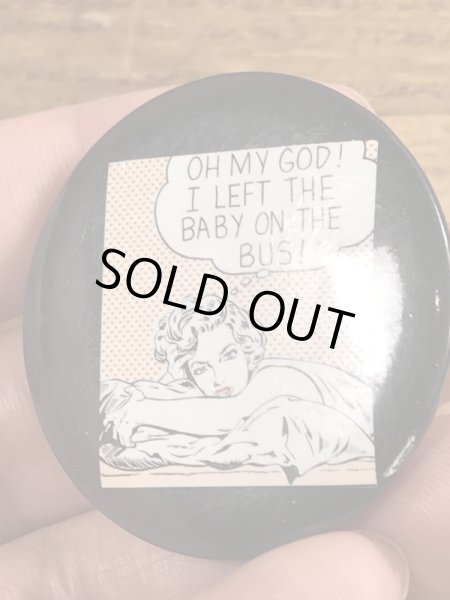 80’sのLichtensteinのヴィンテージの缶バッチ