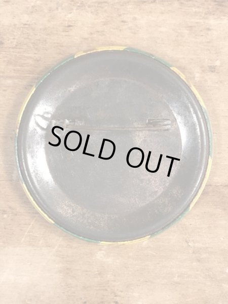 80'sのI'm With Stupidのメッセージが書かれたビンテージの缶バッジ