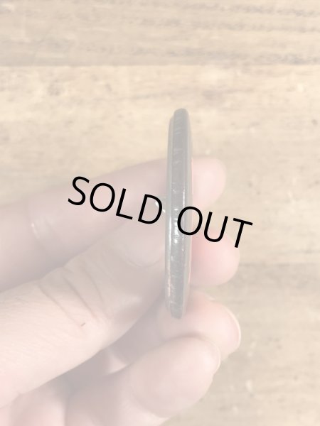 80年代頃のI'm Back By Popular Demandのメッセージが書かれたビンテージの缶バッジ