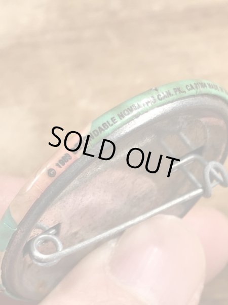 80'sのPut A Little Fun In Your Life-Me.Me.Meのメッセージが書かれたビンテージの缶バッジ