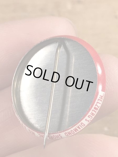 60年代頃のヘルツベルクダイヤモンドのビンテージの缶バッジ