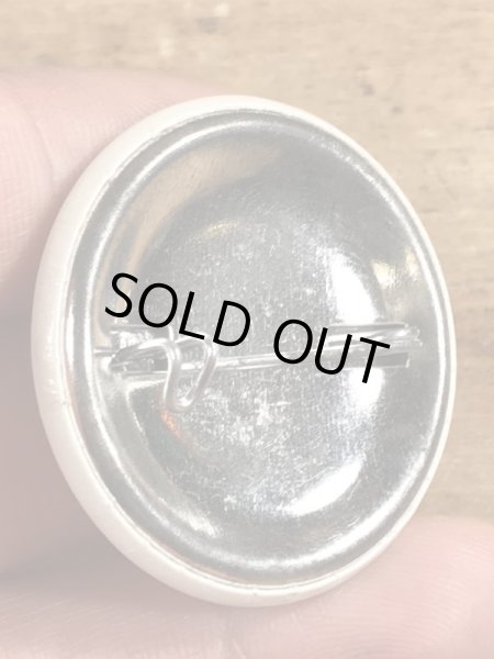 80年代頃のジョンデロリアンのコカイン密売裁判のビンテージの缶バッジ