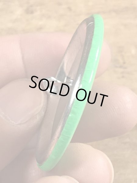 80’sのI'd Rather Be Highのメッセージが書かれたヴィンテージの缶バッチ