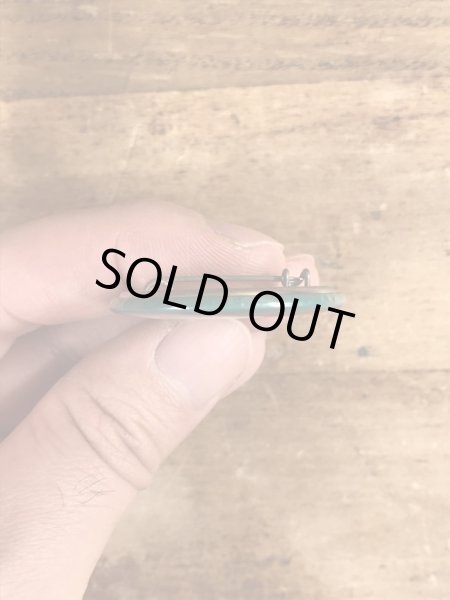 80'sのTemporarily Celibateのメッセージが書かれたヴィンテージの缶バッチ