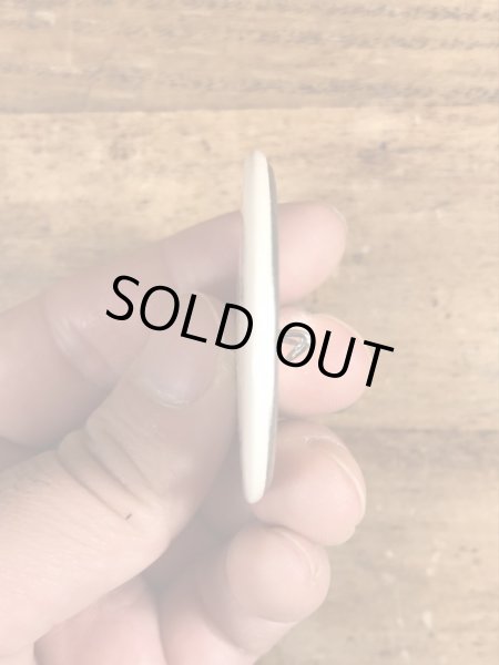 80年代頃のサンドラボイントンのビンテージの缶バッジ