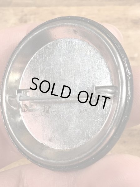 80年代頃の企業物のビンテージの缶バッジ