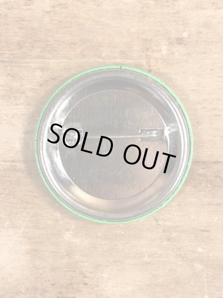 80’sのI'd Rather Be Highのメッセージが書かれたヴィンテージの缶バッチ