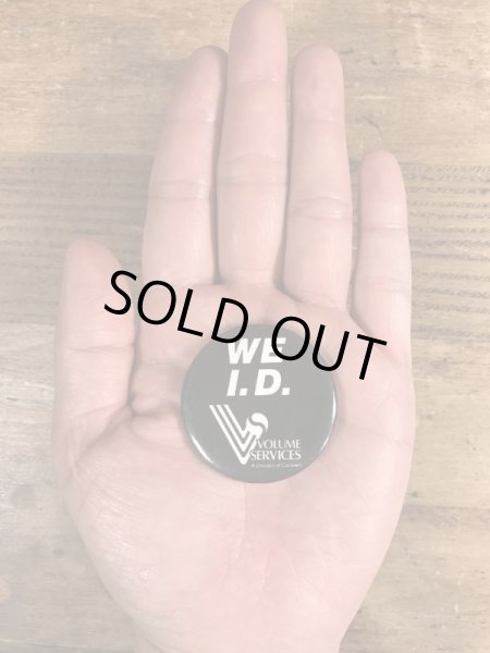 80年代頃の企業物のビンテージの缶バッジ