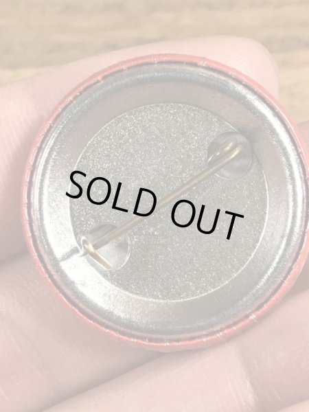 80’sのSubvert The Dominant Paradigmのメッセージが書かれたヴィンテージの缶バッジ