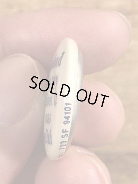 80年代頃のI Looked This Way...のメッセージが書かれたヴィンテージの缶バッチ