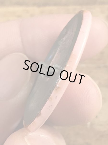 80'sのI Just Can't Wait 'Til Saturdayのメッセージが書かれたビンテージの缶バッジ