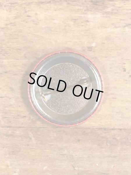 80’sのSubvert The Dominant Paradigmのメッセージが書かれたヴィンテージの缶バッジ