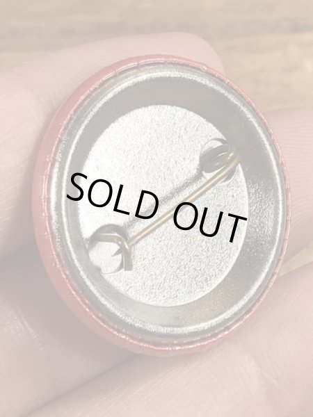 80’sのSubvert The Dominant Paradigmのメッセージが書かれたヴィンテージの缶バッジ