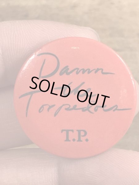 70年代頃のトムペティのビンテージの缶バッジ