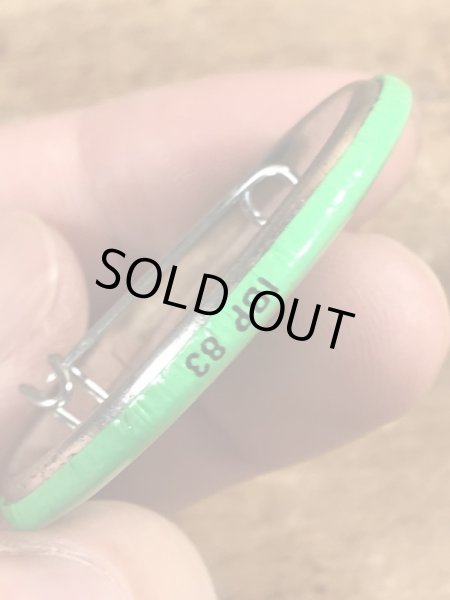 80’sのI'd Rather Be Highのメッセージが書かれたヴィンテージの缶バッチ