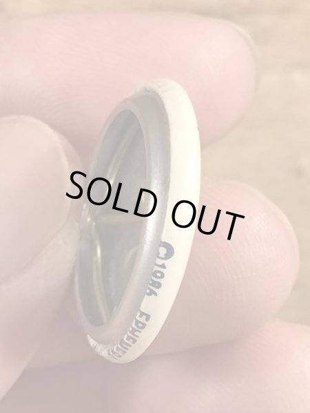 80'sのI Looked This Way...のメッセージが書かれたビンテージの缶バッジ