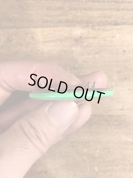 80’sのI'd Rather Be Highのメッセージが書かれたヴィンテージの缶バッチ