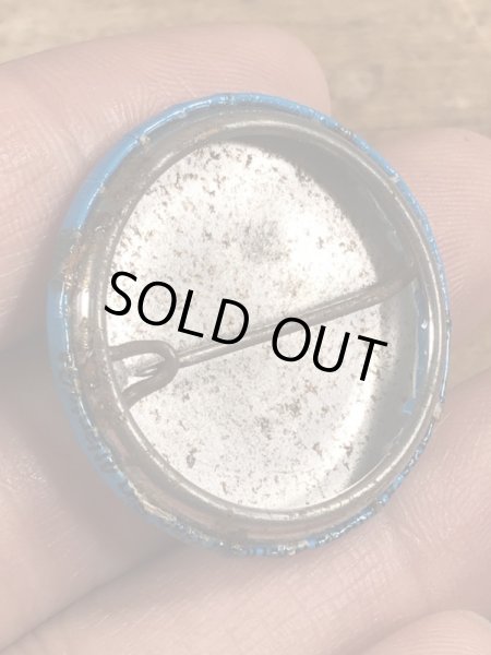 80'sのBar Flyのメッセージが書かれたヴィンテージの缶バッチ