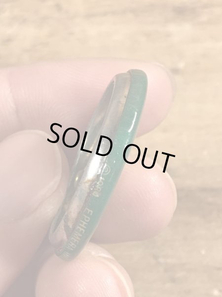 80'sのI'm Only In This For The Moneyのメッセージが書かれたビンテージの缶バッジ