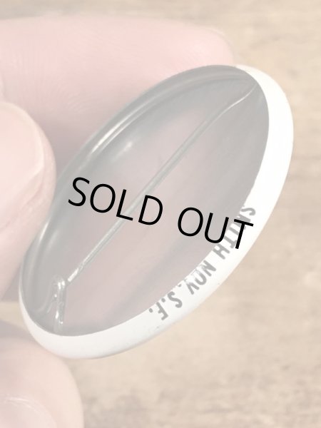 80’sのI Love SFのメッセージが書かれたヴィンテージの缶バッチ