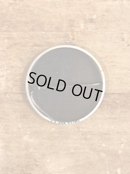 80’sのI Love SFのメッセージが書かれたヴィンテージの缶バッチ