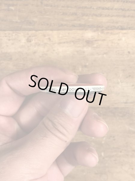 80’sのボゾクラウン禁止が描かれたヴィンテージの缶バッチ