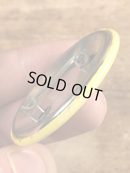 80'sのThe 4 Worst Things...のメッセージが書かれたビンテージの缶バッジ