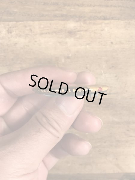 80'sのThe Hardest Part Of Doing Nothing...のメッセージが書かれたヴィンテージの缶バッチ