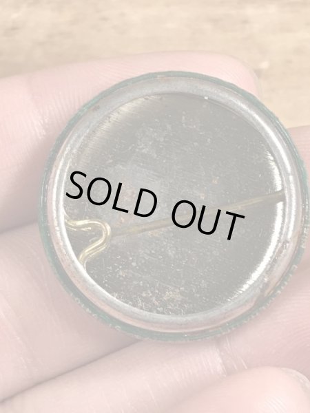 80'sのI'm Only In This For The Moneyのメッセージが書かれたビンテージの缶バッジ