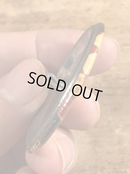 80'sのThe Hardest Part Of Doing Nothing...のメッセージが書かれたヴィンテージの缶バッチ